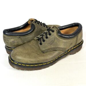 Dr. Martens 8053 Oxford Shoes Mens UK 9, US 9.5 Nubuck Leather Olive Green
